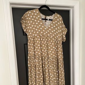 Rylee + Cru white floral Vienna dress size M